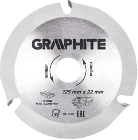 Круг отрезной Graphite 55H599 125 мм Круг отрезной Graphite 55H599 125 мм