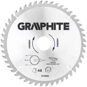 Круг отрезной Graphite 57H666 185 мм Круг отрезной Graphite 57H666 185 мм