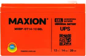 Акумулятор для ДБЖ Maxion MXBP-OT14-12 MXBPOT1412GEL 14 Аг 12 В