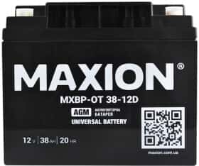 Аккумулятор для ИБП Maxion MXBP-OT38-12D MXBPOT3812D 38 Ач 12 В