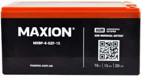 Аккумулятор для ИБП Maxion MXBT-8-DZF-15 MXBT8DZF15 15 Ач 12 В