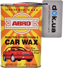 Полироль для кузова ABRO Heavy Duty Silicone Cleaner & Car Wax