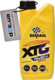 Трансмиссионное масло Bardahl XTG GL-4+ 75W-80 минеральное