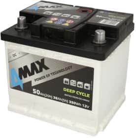 Тяговий акумулятор 4Max Deep Cycle BAT50/350R/DC/4MAX 50 Аг 12 В