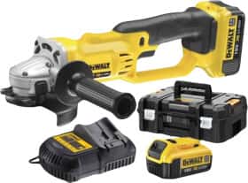 Болгарка акумуляторна DeWALT DCG412M2 (2 акумулятори + ЗП + чохол) 125 мм