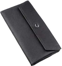 Клатч ST Leather 18842 без логотипа авто колір чорний