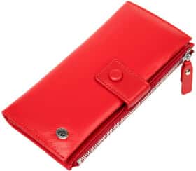 Клатч ST Leather 19374 без логотипа авто красный