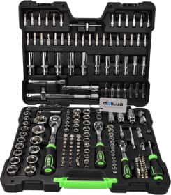Набор инструментов JBM 54046 1/2", 3/8", 1/4" 179 ед. Набор инструментов JBM 54046 1/2", 3/8", 1/4" 179 ед.