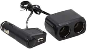 Розгалужувач прикурювача з USB Amio 01029