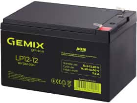 Акумулятор для ДБЖ Gemix LP LP12-12 00320021 12 Аг 12 В