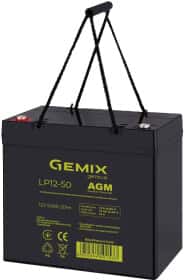Акумулятор для ДБЖ Gemix LP LP12-50 10630084 50 Аг 12 В Акумулятор для ДБЖ Gemix LP LP12-50 10630084 50 Аг 12 В