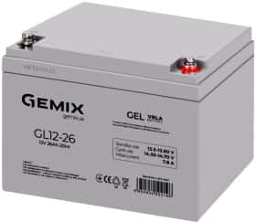 Аккумулятор для ИБП Gemix GL GL12-26 10700212 26 Ач 12 В