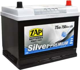 Аккумулятор ZAP 6 CT-75-R Silver Premium 57550Z