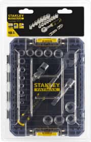Набір торцевих головок та компонентів Stanley FMMT98102-0 3/8" (18 пр.)