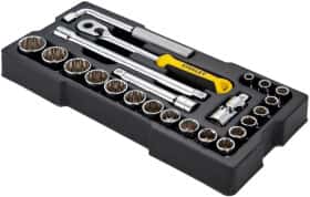 Набір торцевих головок та компонентів Stanley STMT1-74726 1/2" (23 пр.)