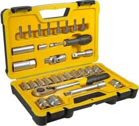 Набір торцевих головок та компонентів Stanley STHT0-73929 1/2", 1/4" (30 пр.)