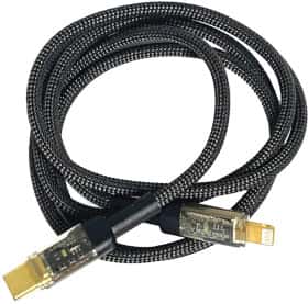 Кабель Remzona CCL1-02BK 6942056124320 Apple Lightning - type-C 1 м