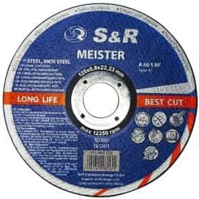 Круг відрізний S&R Meister 131008125 125 мм
