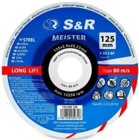 Круг відрізний S&R Meister 133025125 125 мм
