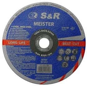 Круг відрізний S&R Meister 131016180 180 мм