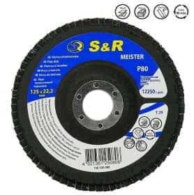 Круг пелюстковий S&R Meister 136125080 зерно 80 125 мм