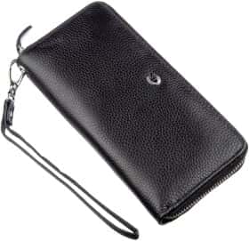 Клатч ST Leather 18933 без логотипа авто колір чорний