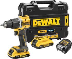 Дрель ударная DeWALT DCD100YD2T аккумуляторная (2 аккумулятора + ЗУ)