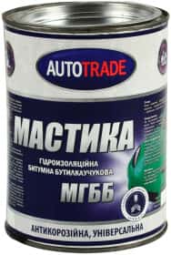 Антикор AutoTrade Мастика бітумно-бутилкаучуковий чорний