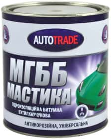 Антикор AutoTrade Мастика бітумно-бутилкаучуковий чорний