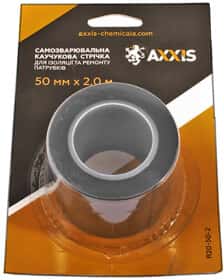 Ізоляційна стрічка Axxis R20-50-2 чорна 50 мм x 2 м
