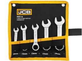 Набір ключів тріскачок комбінованих JCB JCB-50516 10-19 мм 5 шт