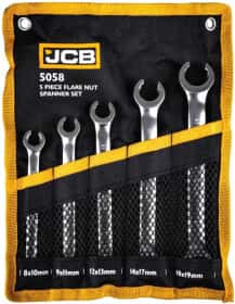 Набір ключів розрізних JCB JCB-5058 8х10-18х19 мм 5 шт