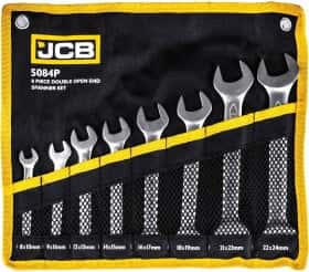 Набор ключей рожковых JCB JCB-5084P 8x10-22x24 мм 8 шт