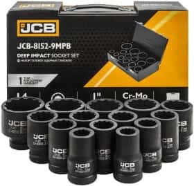 Набір торцевих головок JCB JCB-8152-9MPB 1" (14 пр.)