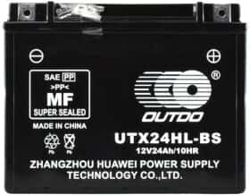 Акумулятор Outdo 6 CT-24-R Super MF Sealed UTX24HL-BS Акумулятор Outdo 6 CT-24-R Super MF Sealed UTX24HL-BS