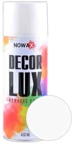 Аэрозольная краска Nowax Decor Lux белая RAL 9016 450 мл