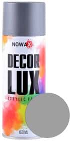 Аэрозольная краска Nowax Decor Lux серебристо-серая RAL 9022 450 мл