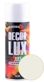 Аерозольна фарба Nowax Decor Lux біла RAL 9010 термостійка 450 мл
