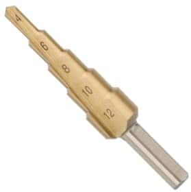 Сверло Intertool ступенчатое по металлу SD-5812 4-12 мм