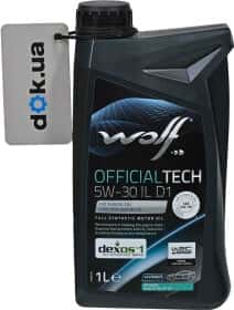 Моторное масло Wolf Officialtech IL D1 5W-30 синтетическое Моторное масло Wolf Officialtech IL D1 5W-30 синтетическое