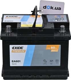 Акумулятор Exide 6 CT-60-L Premium EA601