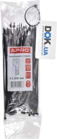 Стяжка Apro ctb3200 200 мм 3 мм 100 шт