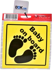 Наклейка ProSwissCar Baby on board Наклейка ProSwissCar Baby on board