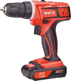 Шуруповерт MPT аккумуляторный MCDT2126 (2 аккумулятора + ЗУ + чехол)