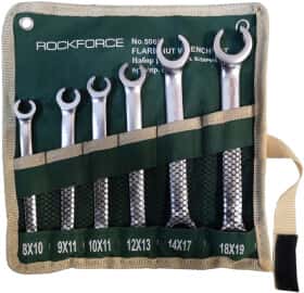 Набор ключей разрезных Rockforce RF-5066 8х10-18х19 мм 6 шт
