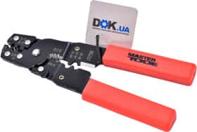 Клещи обжимные MasterTool 752256 180 мм