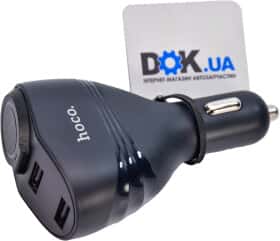 Розгалужувач прикурювача з USB Hoco Z34 75416