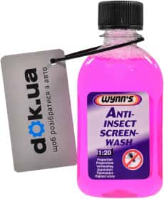 Концентрат омивача Wynn`s Anti Insect Screenwash літній лимон Концентрат омивача Wynn`s Anti Insect Screenwash літній лимон