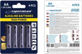Батарейка Esperanza EZB101 AA (пальчиковая) 1,5 V 4 шт