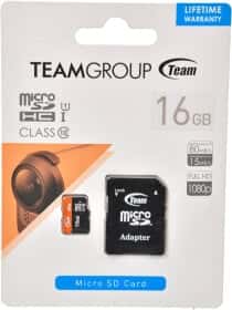 Карта памяти Team Group microSDHC 16 ГБ